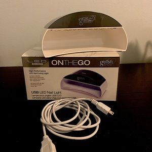 Gelish LED Light to cure gel nail polish.